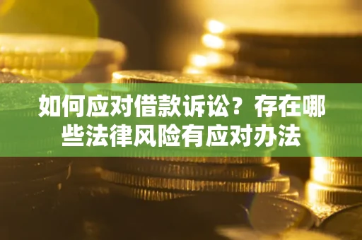 济南如何应对借款诉讼？存在哪些法律风险有应对办法